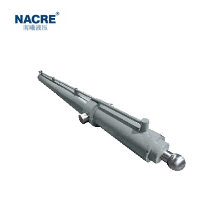 Horizontal compression hydraulic cylinder