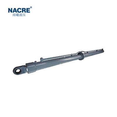 Discharge hydraulic cylinder